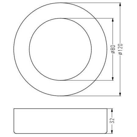 Candellux OPRAWA 2263748 xLED - 330 lm - 6W LED - 4000K