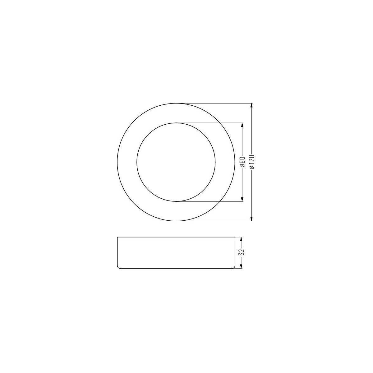 Candellux OPRAWA 2263748 xLED - 330 lm - 6W LED - 4000K