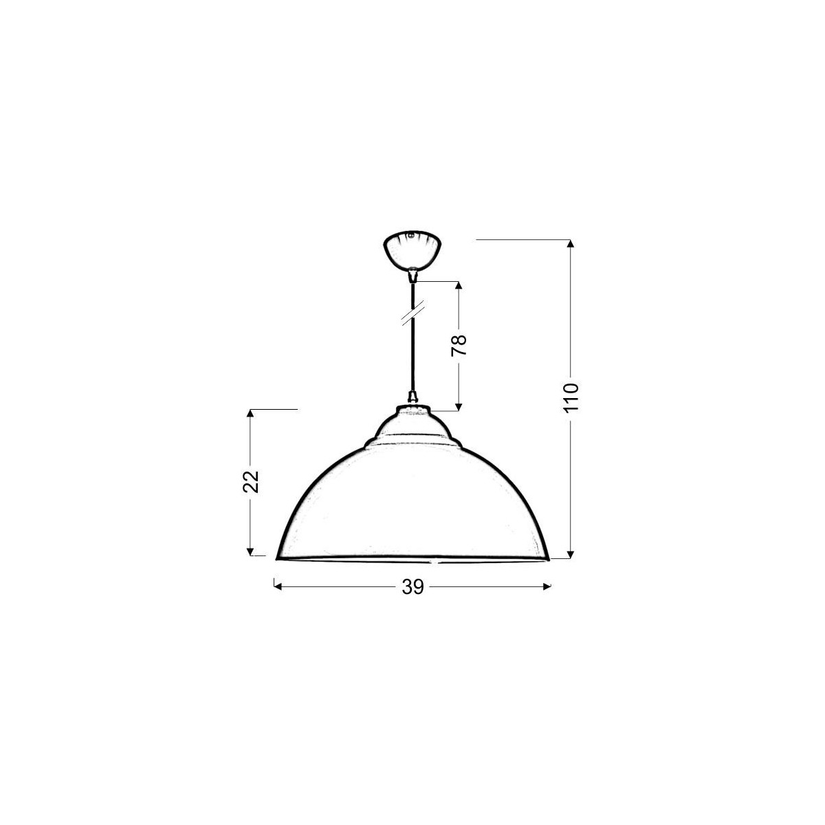 Candellux UNI 31-13286 1xE27