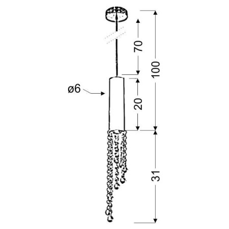 Candellux DUERO 31-25241-Z 1xGU10 - 1X3W LED