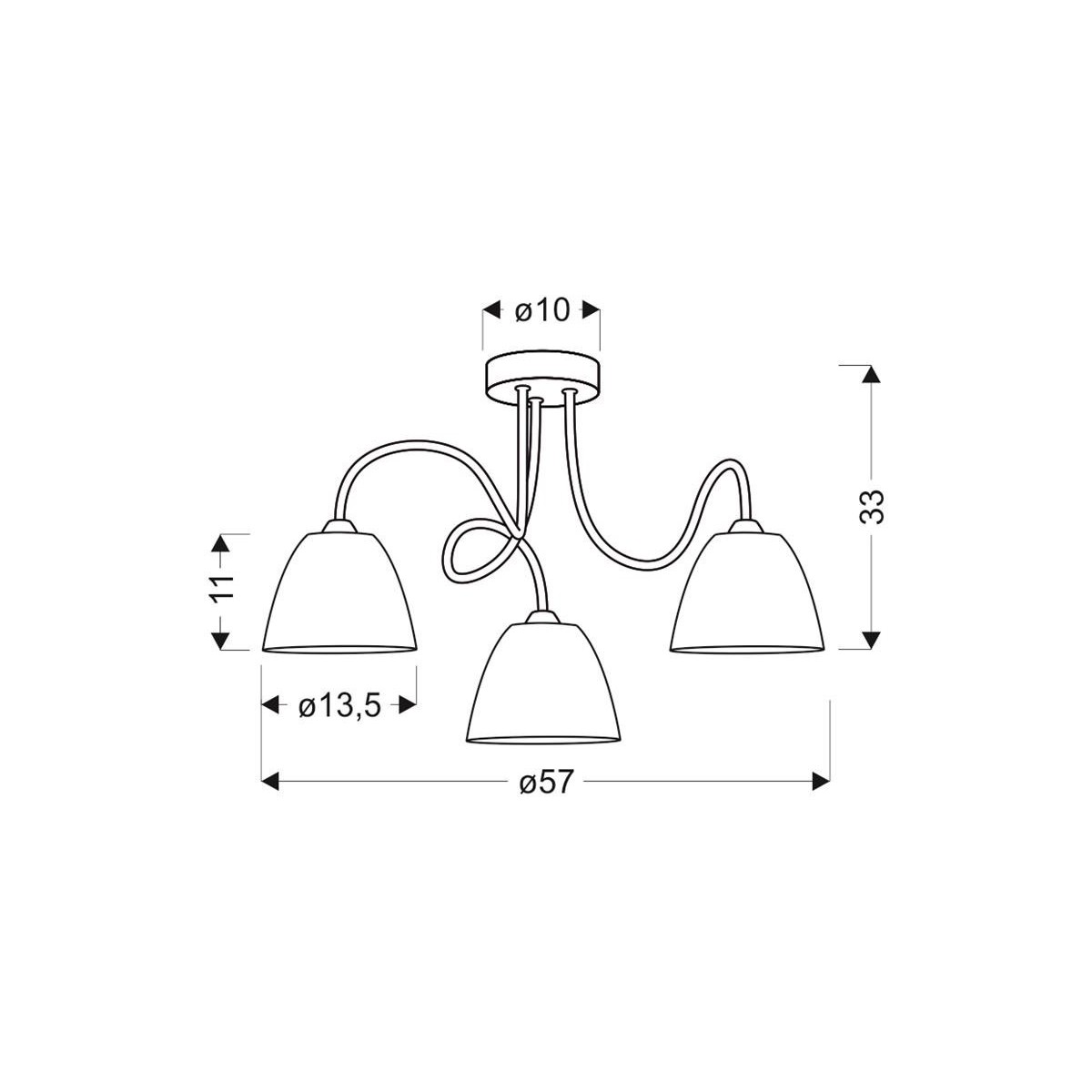 Candellux ELF 33-72580 3xE14