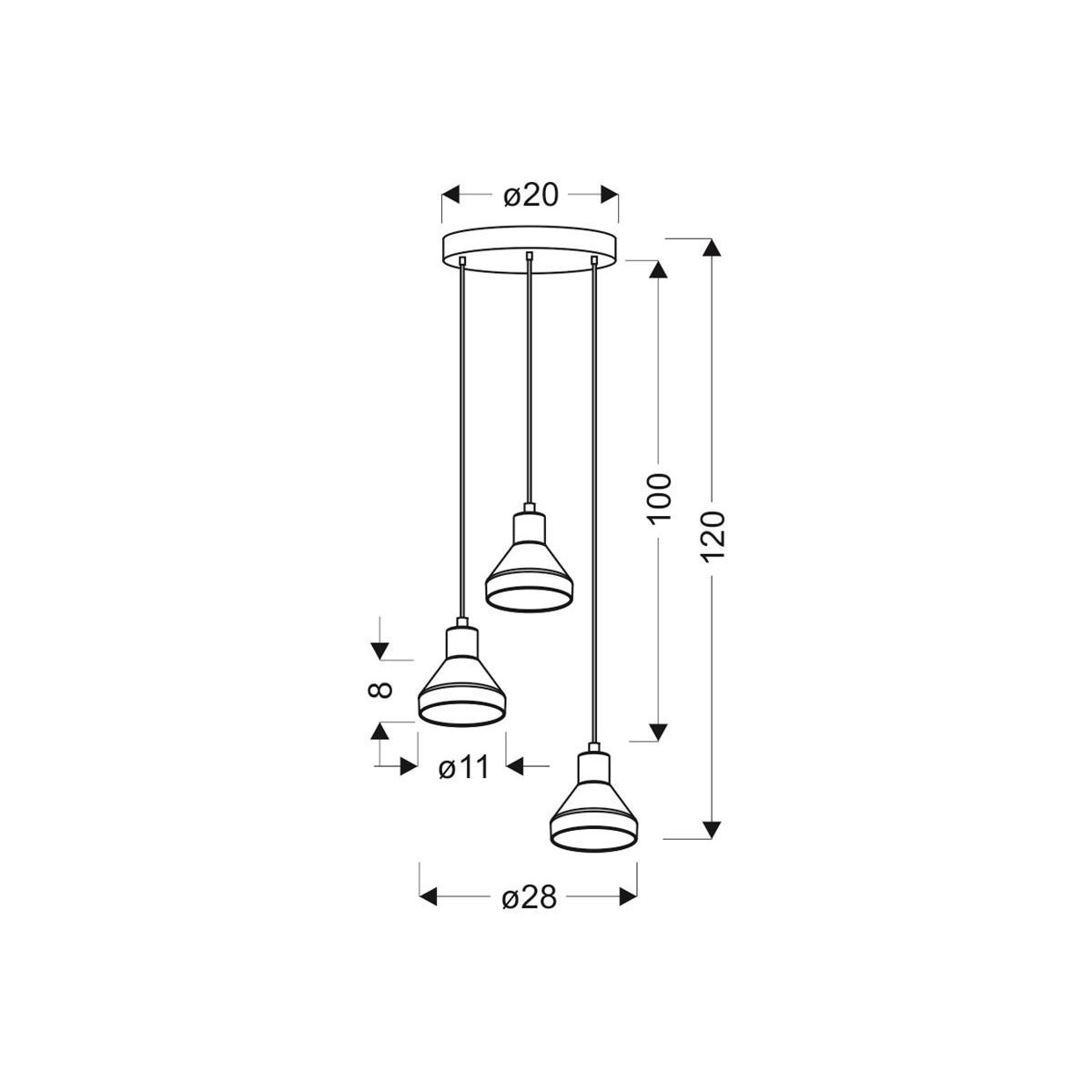 Candellux LAMPA 33-78995 3xE14