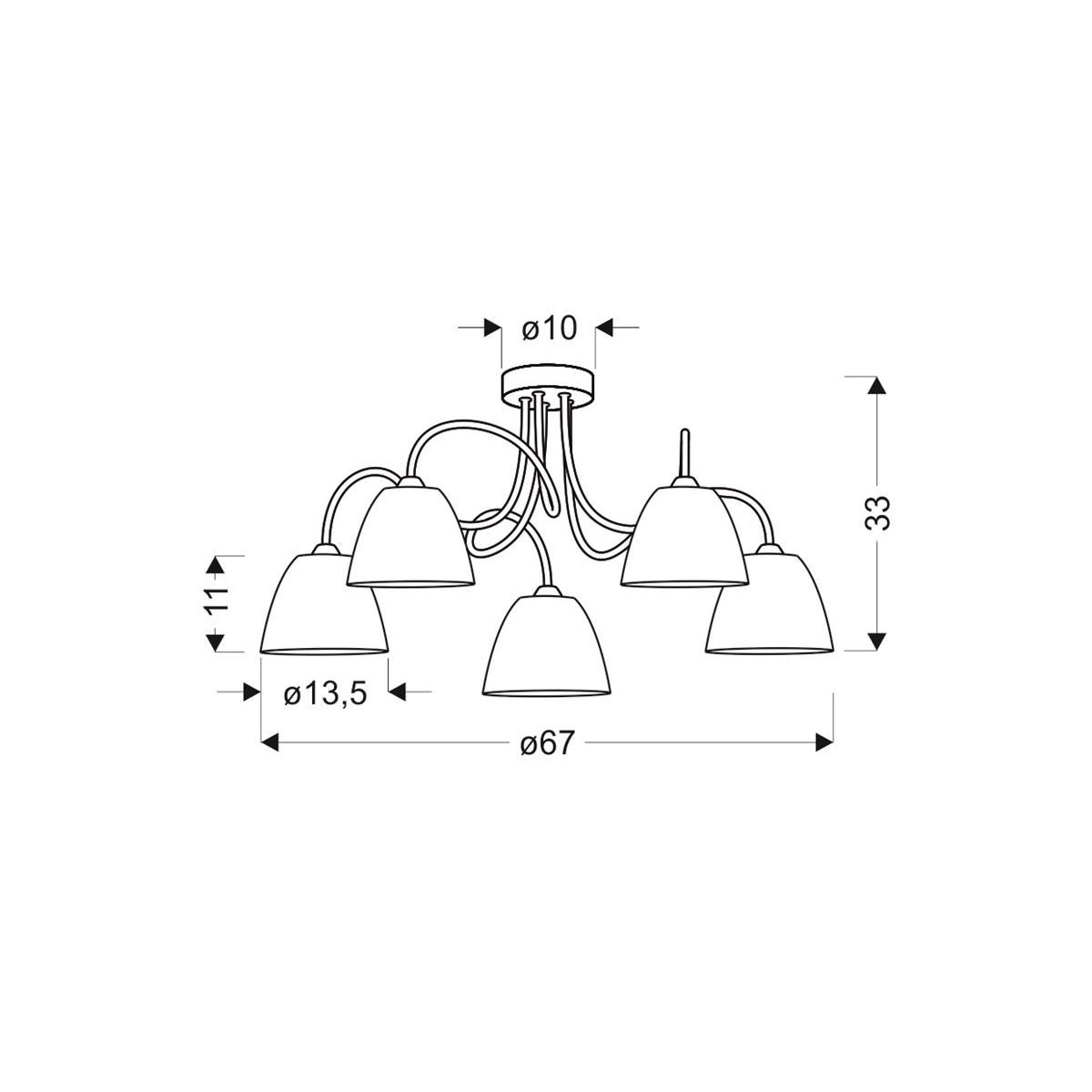 Candellux ELF 35-72603 5xE14