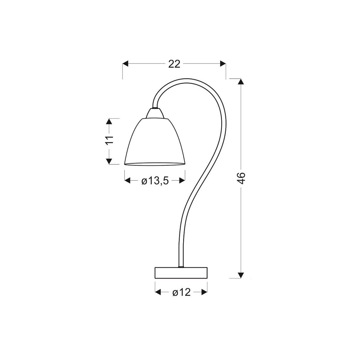 Candellux ELF 41-72627 1xE14