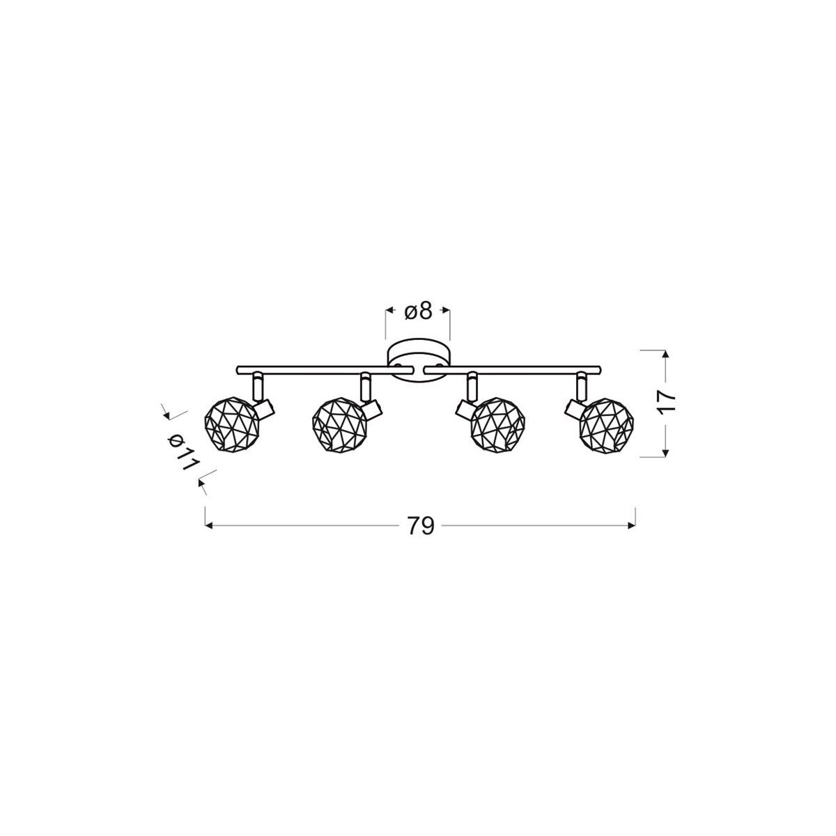 Candellux LAMPA 94-66657 4xE14
