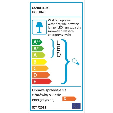 Candellux LAMPA 98-56245 3xG9 - 150 lm - 3W LED - 6000K