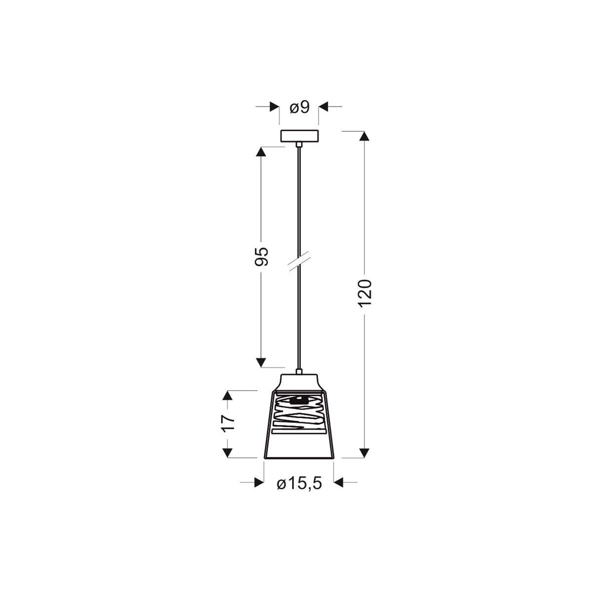 Candellux FRESNO 31-78384 1xE27