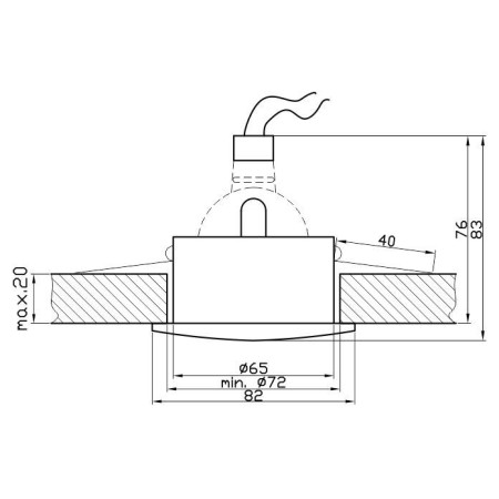 Candellux SH-10 2211411 1xMR16
