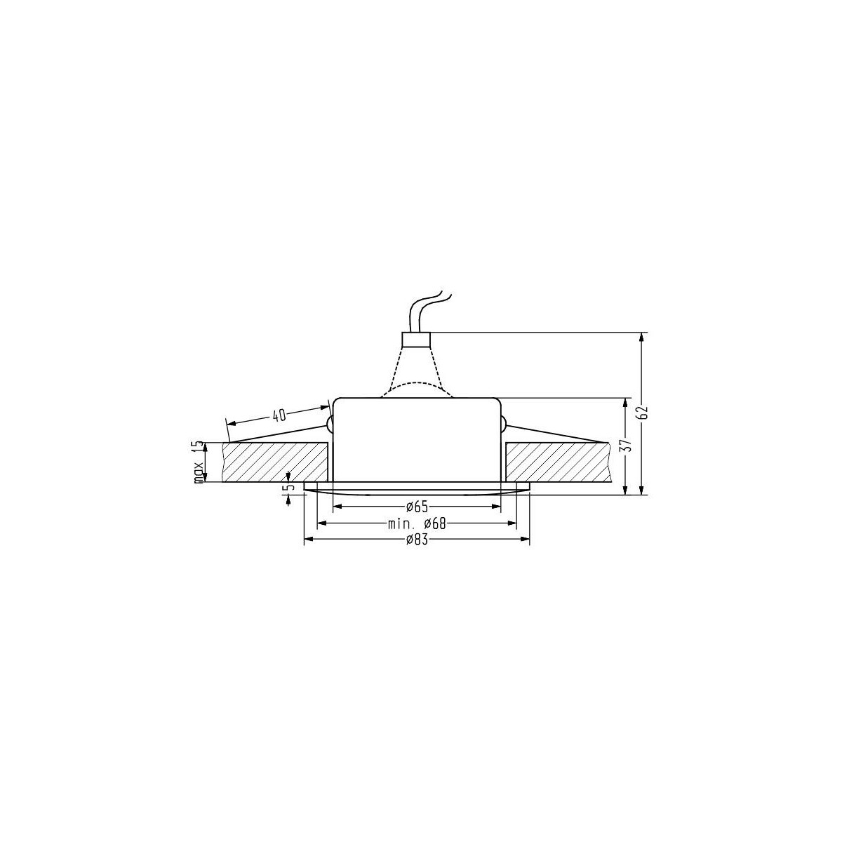 Candellux SH-12 2258898 1xMR16