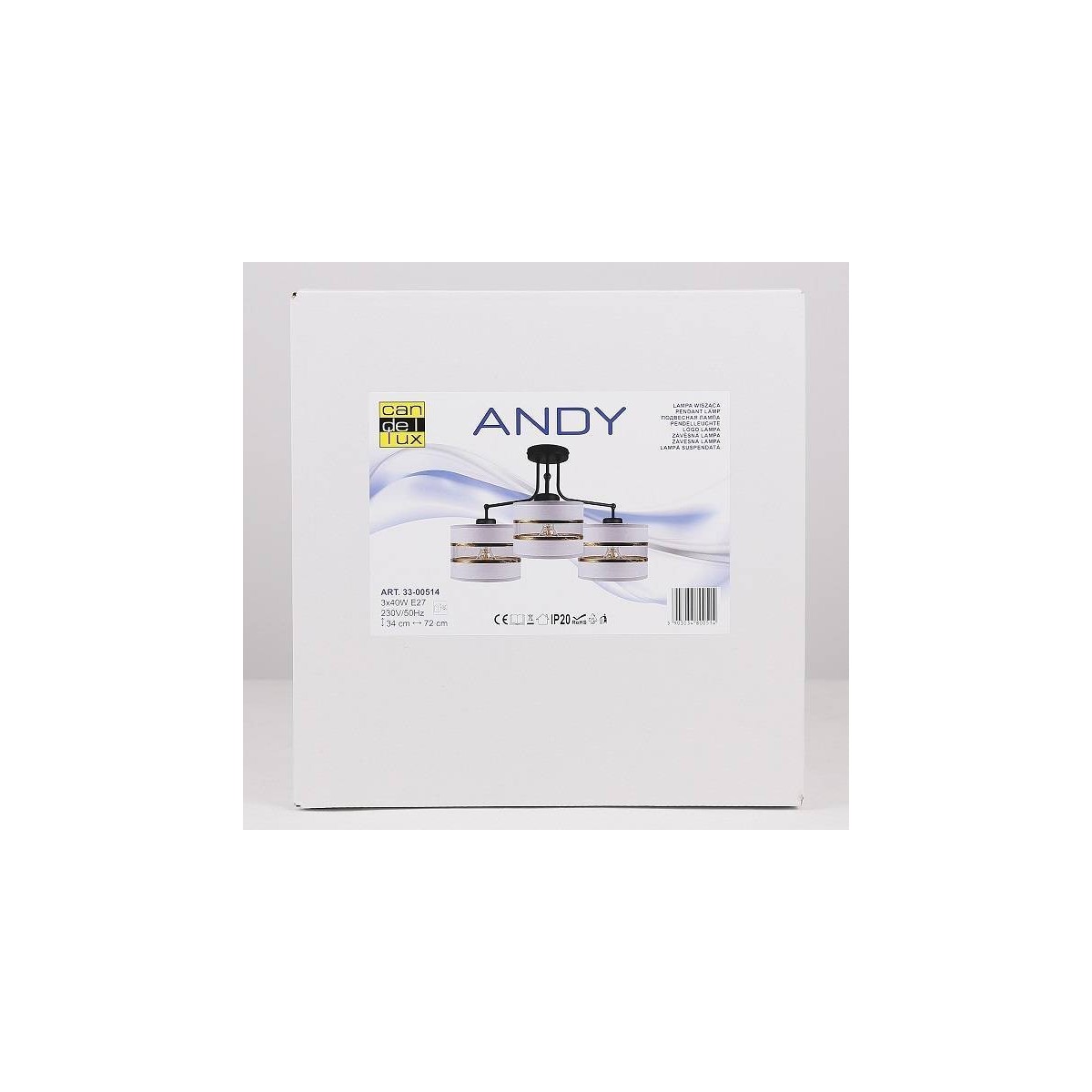 Candellux ANDY 33-00514 3xE27