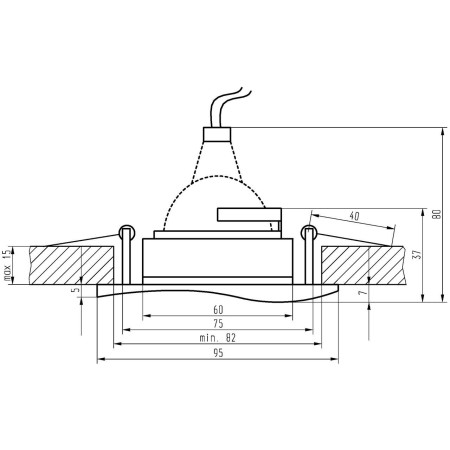 Candellux UO-17 2260245 xMR16