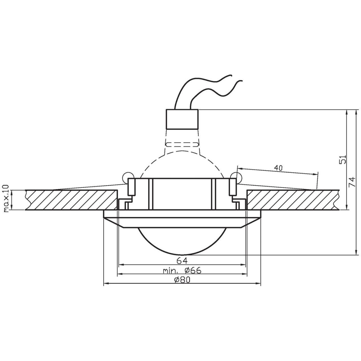 Candellux SSO-01 2254600 xMR16