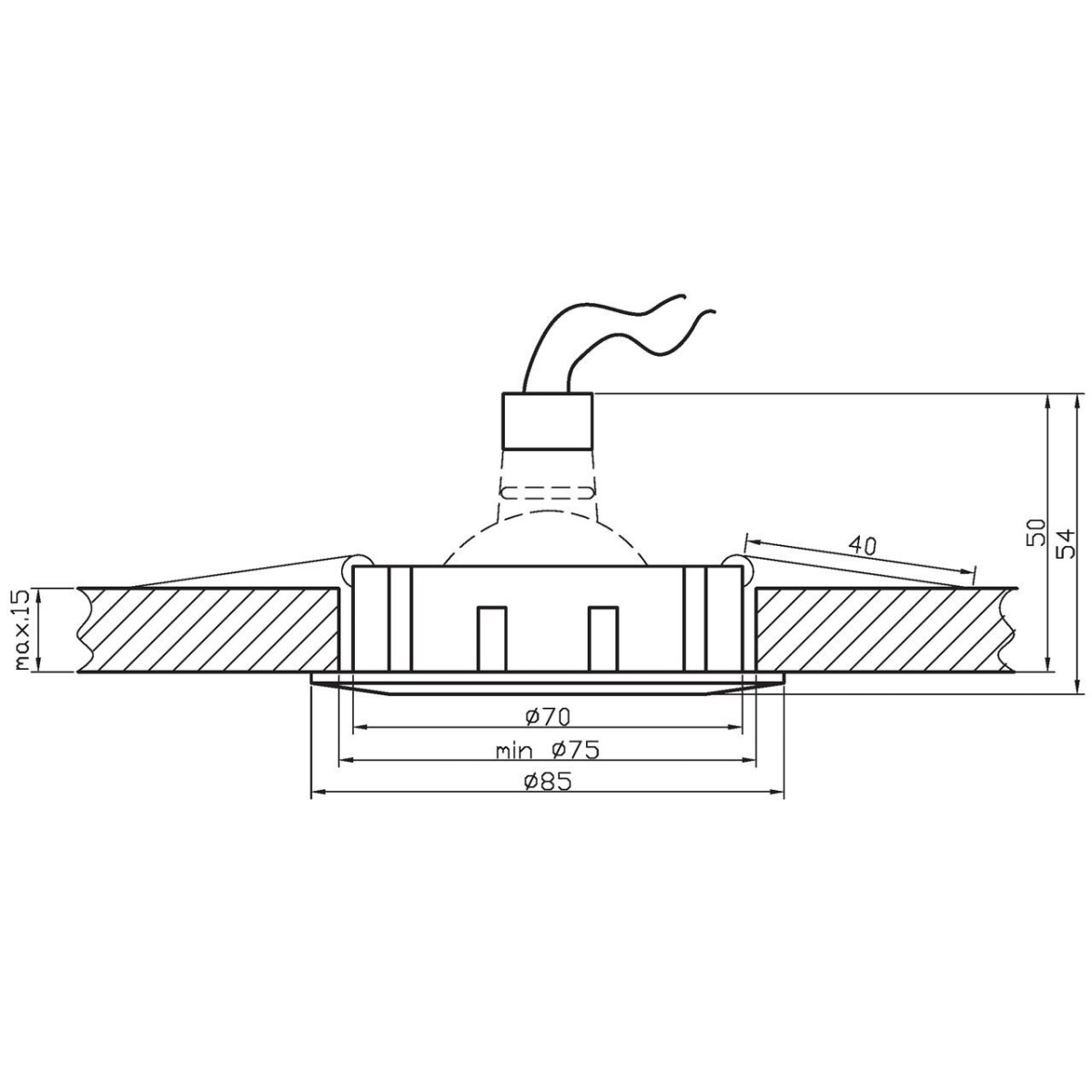 Candellux UO-13 2228740 xMR16