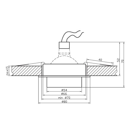 Candellux SC-01 2210402 xMR16