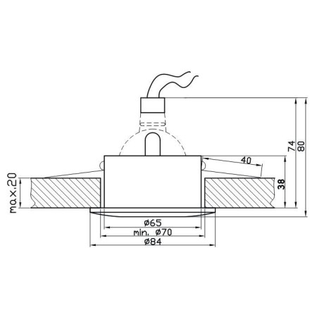 Candellux SH-08 2291249 1xMR16