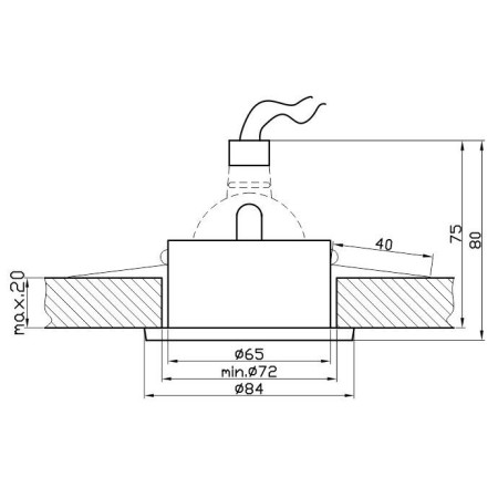 Candellux SH-04 2290837 1xMR16