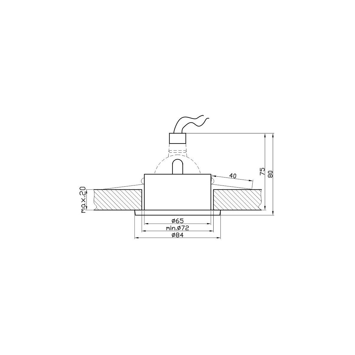 Candellux SH-04 2290803 1xMR16