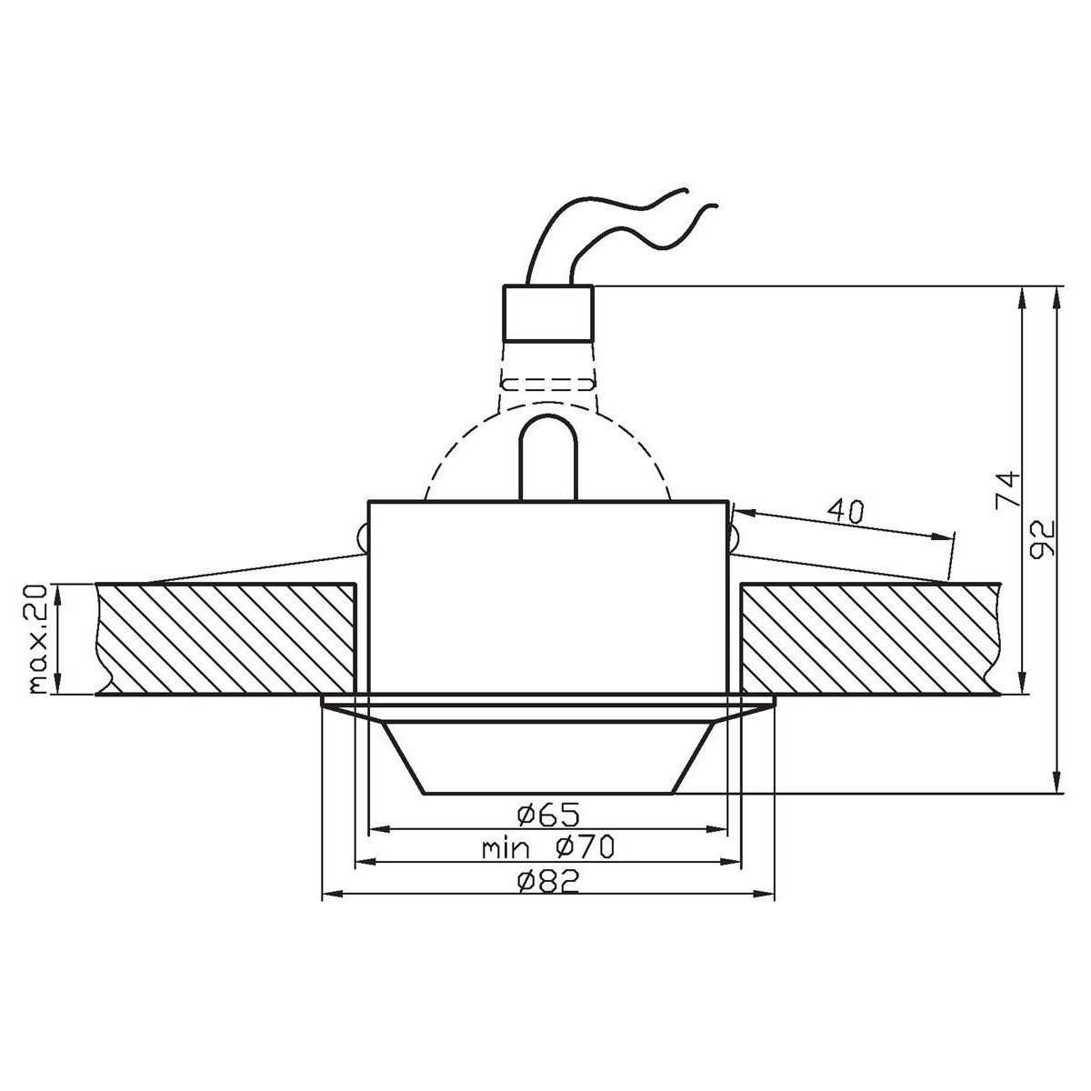 Candellux SH-02 2289937 xMR16