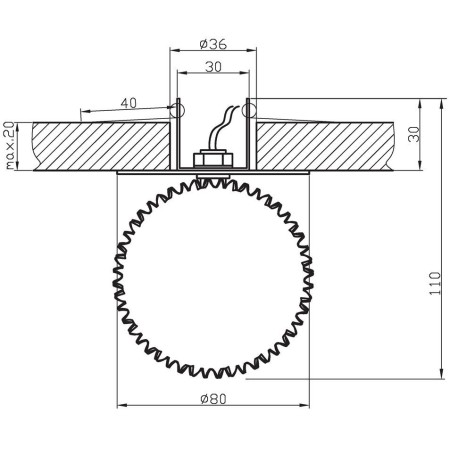 Candellux SK-34 2293694 xG4