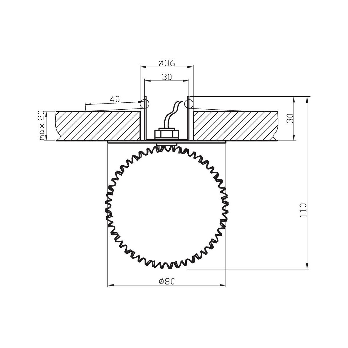Candellux SK-34 2293694 xG4
