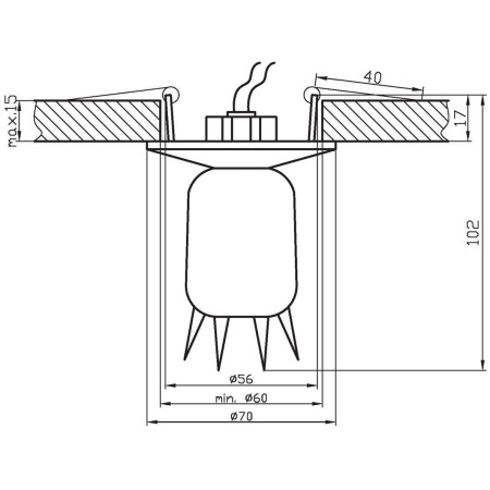 Candellux SK-10 2263903 xG4