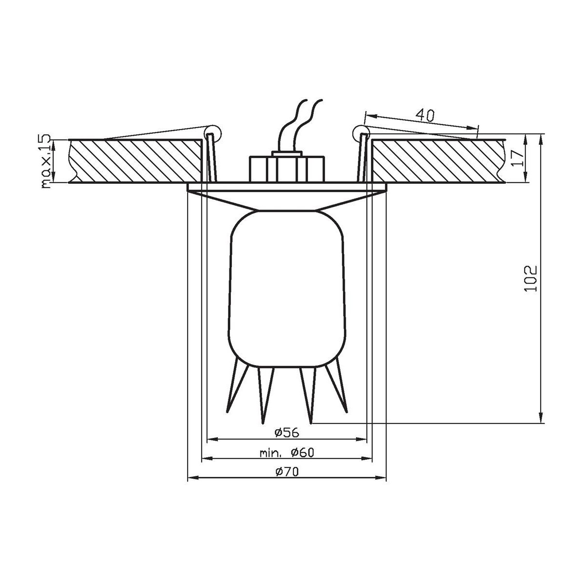 Candellux SK-10 2263903 xG4