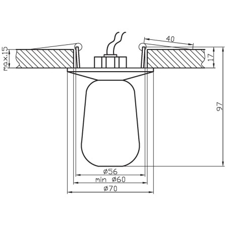 Candellux SK-10 2263803 xG4