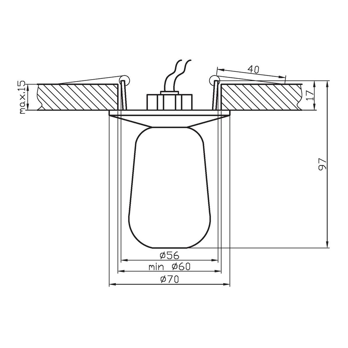 Candellux SK-10 2263803 xG4