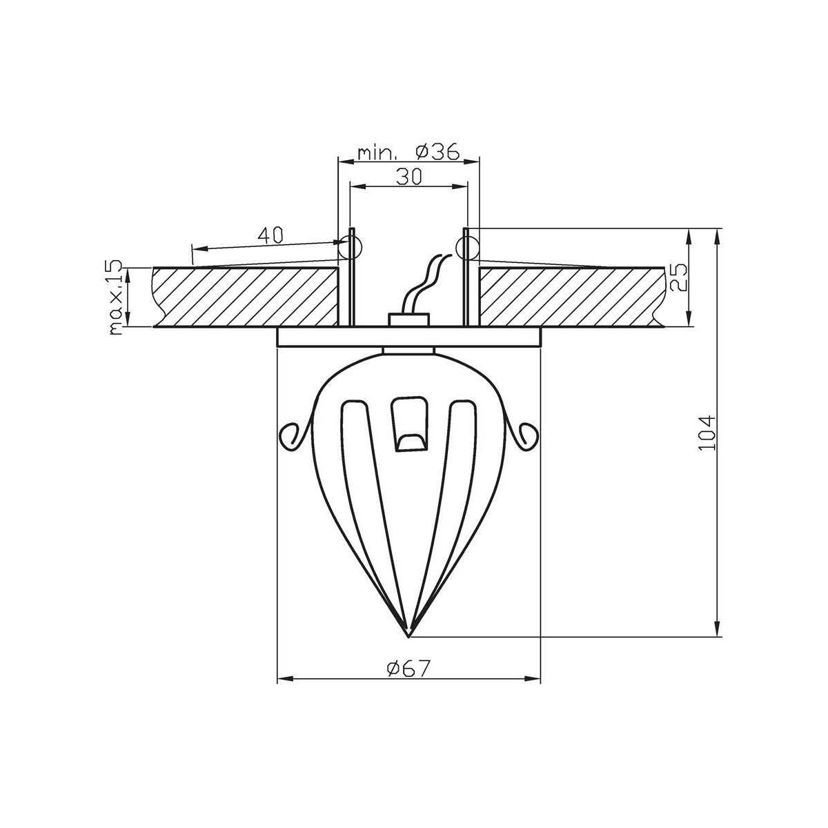 Candellux SK-37 2295964 xG4