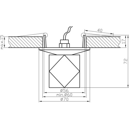 Candellux SK-16 2225954 xG4