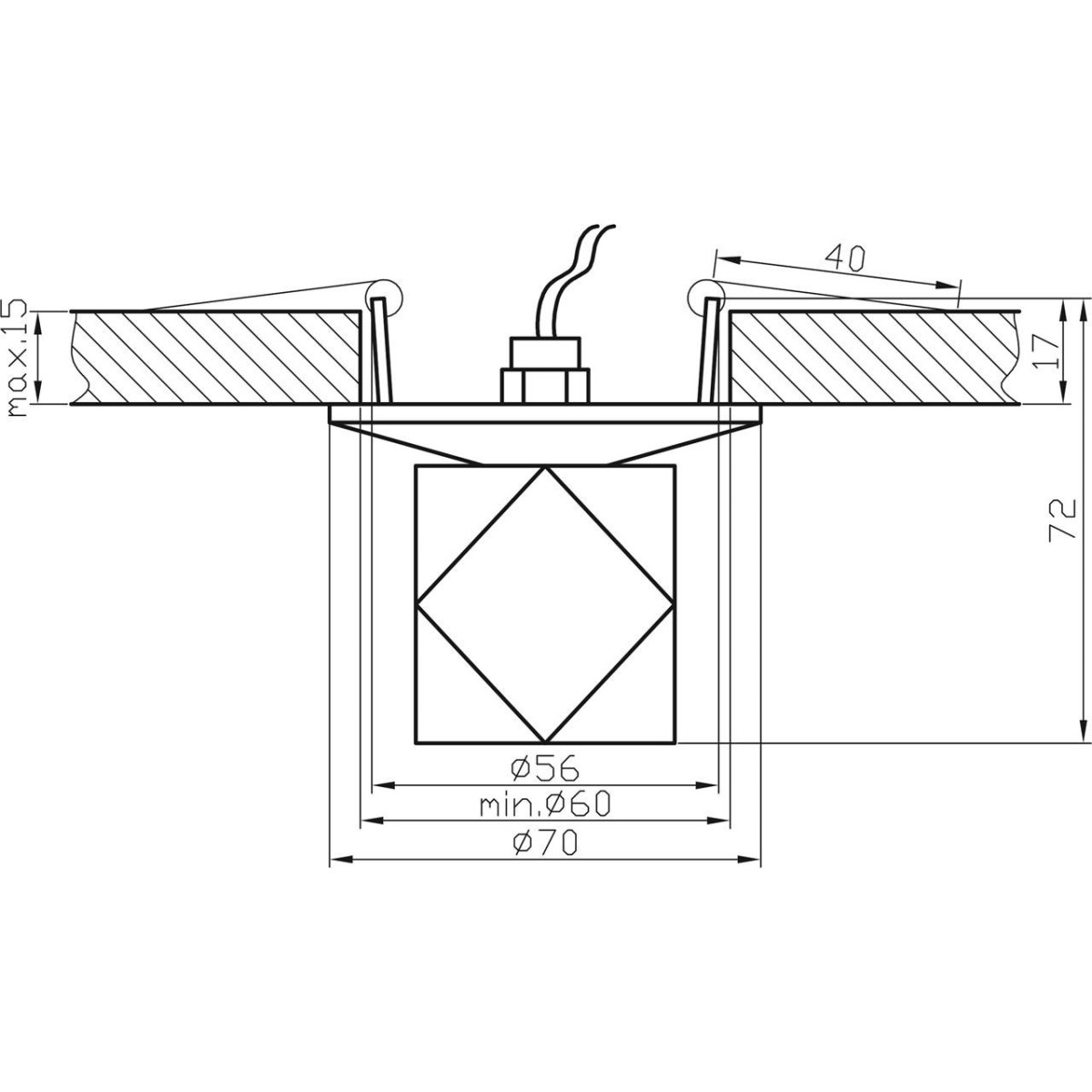 Candellux SK-16 2225954 xG4