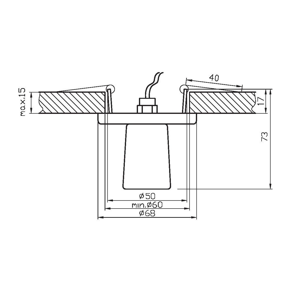 Candellux SK-23 2283114 xG4