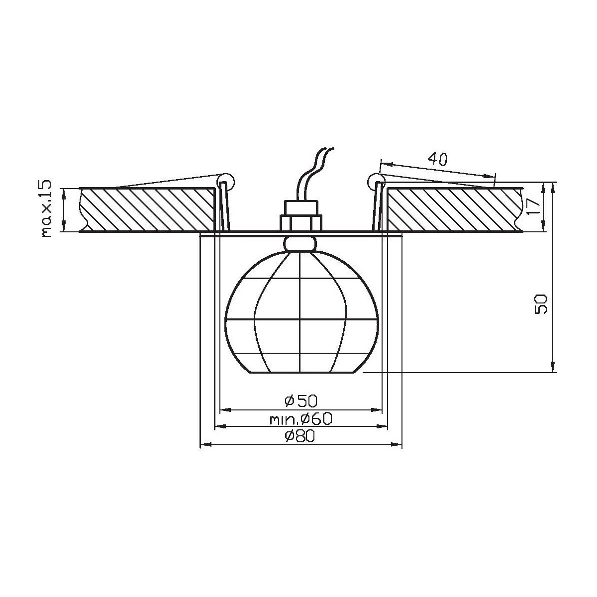 Candellux SK-27 2286658 xG4