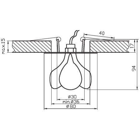 Candellux SK-54 2217751 xG4