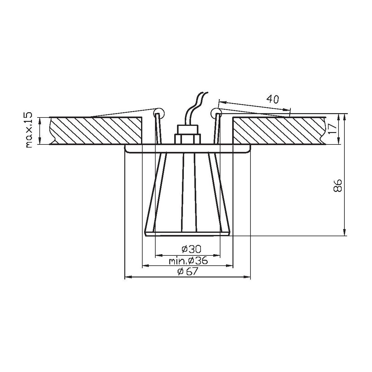 Candellux SK-58 2217799 xG4