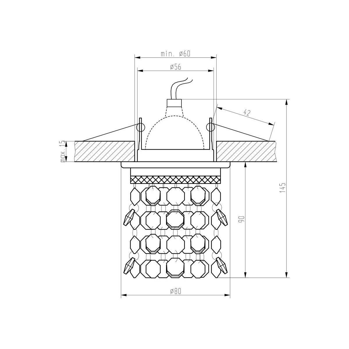 Candellux SK-68 2246041 xMR16