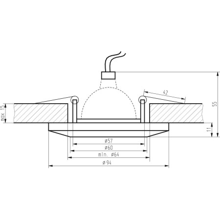 Candellux SS-10 2230422 xMR16