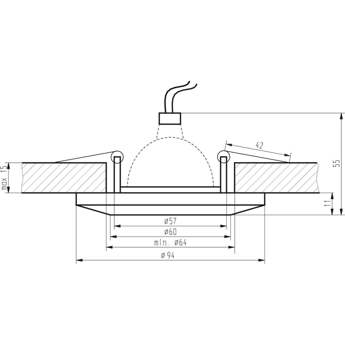Candellux SS-10 2230422 xMR16