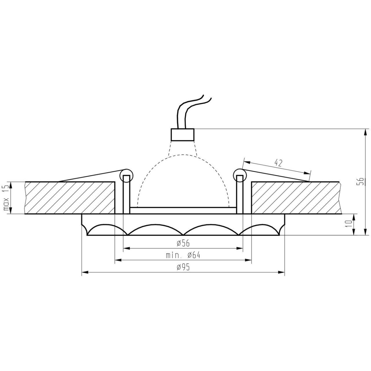 Candellux SS-12 2230613 xMR16