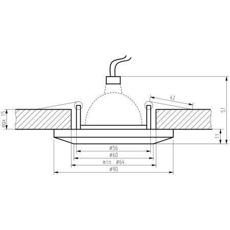 Candellux SS-11 2230439 xMR16
