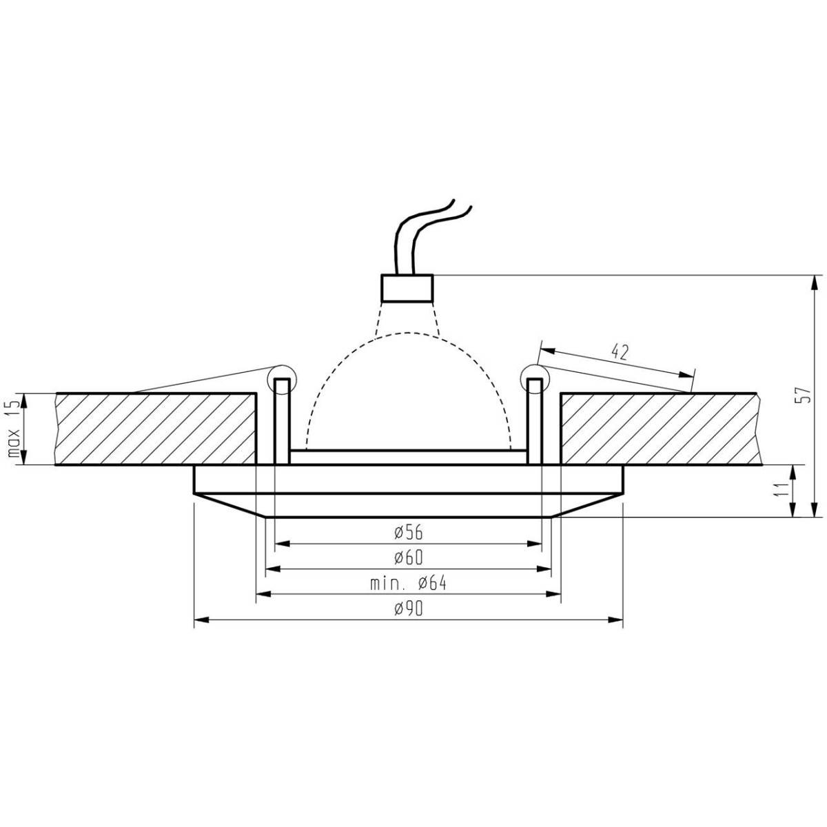 Candellux SS-11 2230439 xMR16