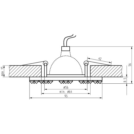 Candellux SS-20 2250208 xMR16