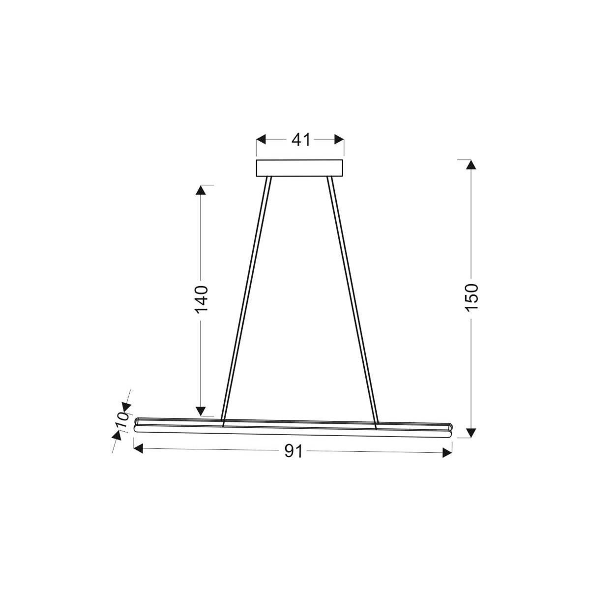 Candellux COCONUT A0010-311 xLED - 1750 lm - 28W LED - 4000K