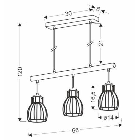 Candellux BERNITA 33-78087 3xE27