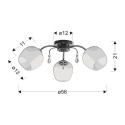 Candellux ZACHERA 33-77981 3xE27