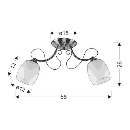 Candellux AMBA 32-78698 2xE27