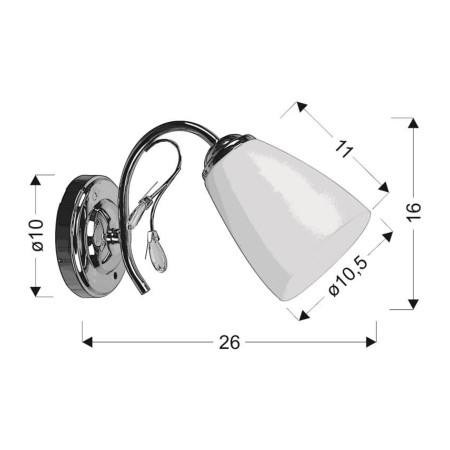 Candellux URSELLA 21-76991 1xE14