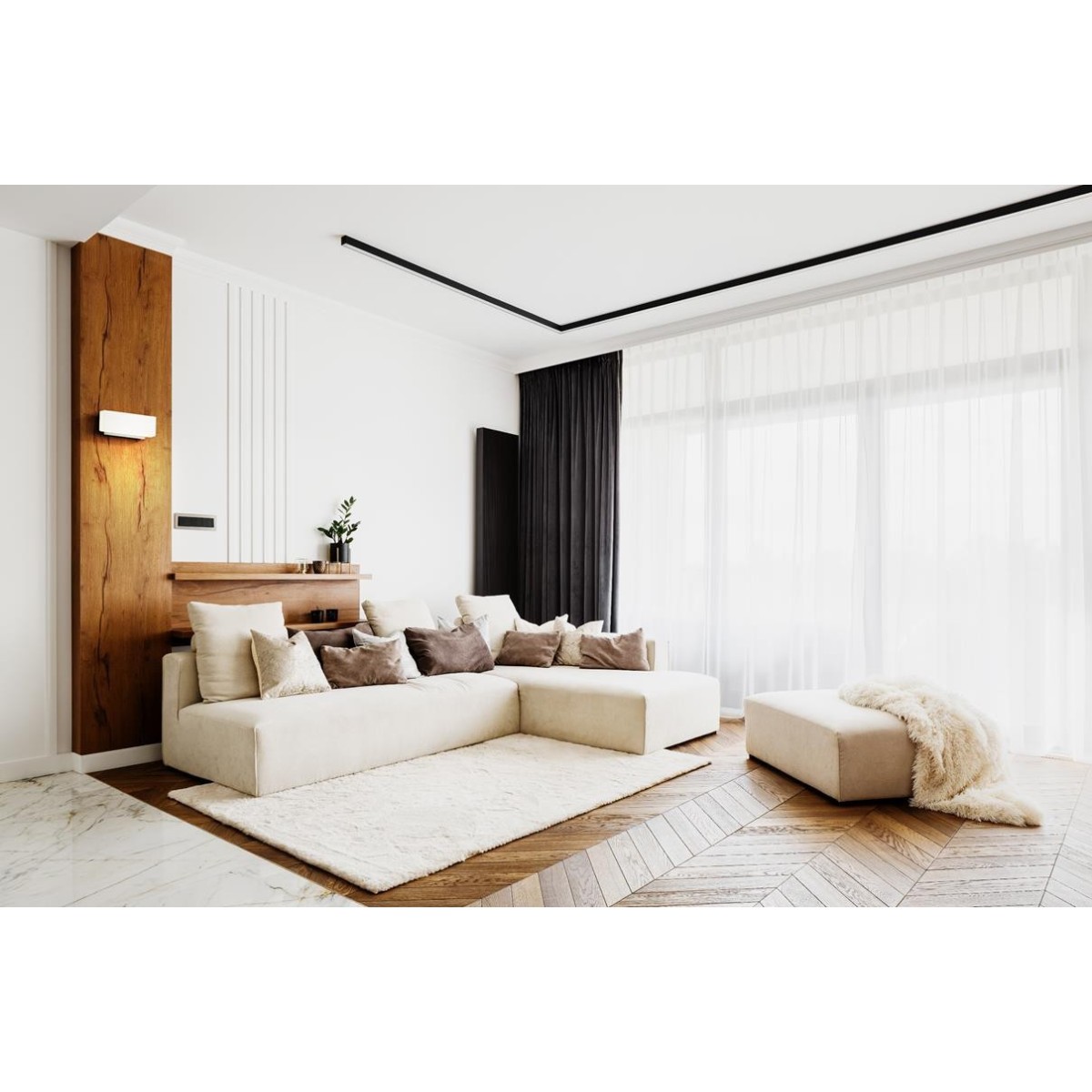 Candellux LANDER 21-25814 1xLED - 500 lm - 10W LED - 4000K