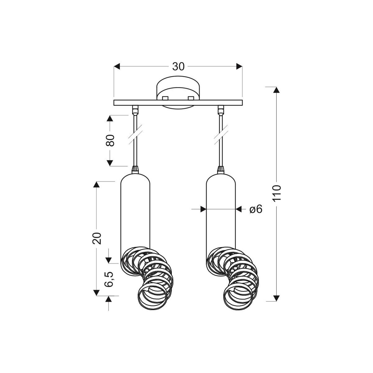 Candellux LAMPA 32-78636 2xGU10
