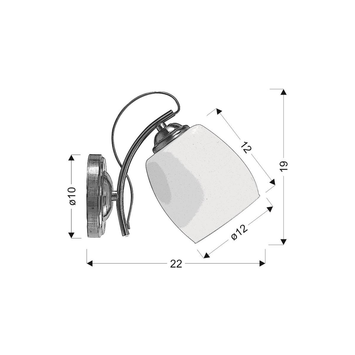 Candellux AMBA 21-77028 1xE27